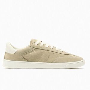 ZARA GENUINE SUEDE TAN ATHLETIC SNEAKERS US8